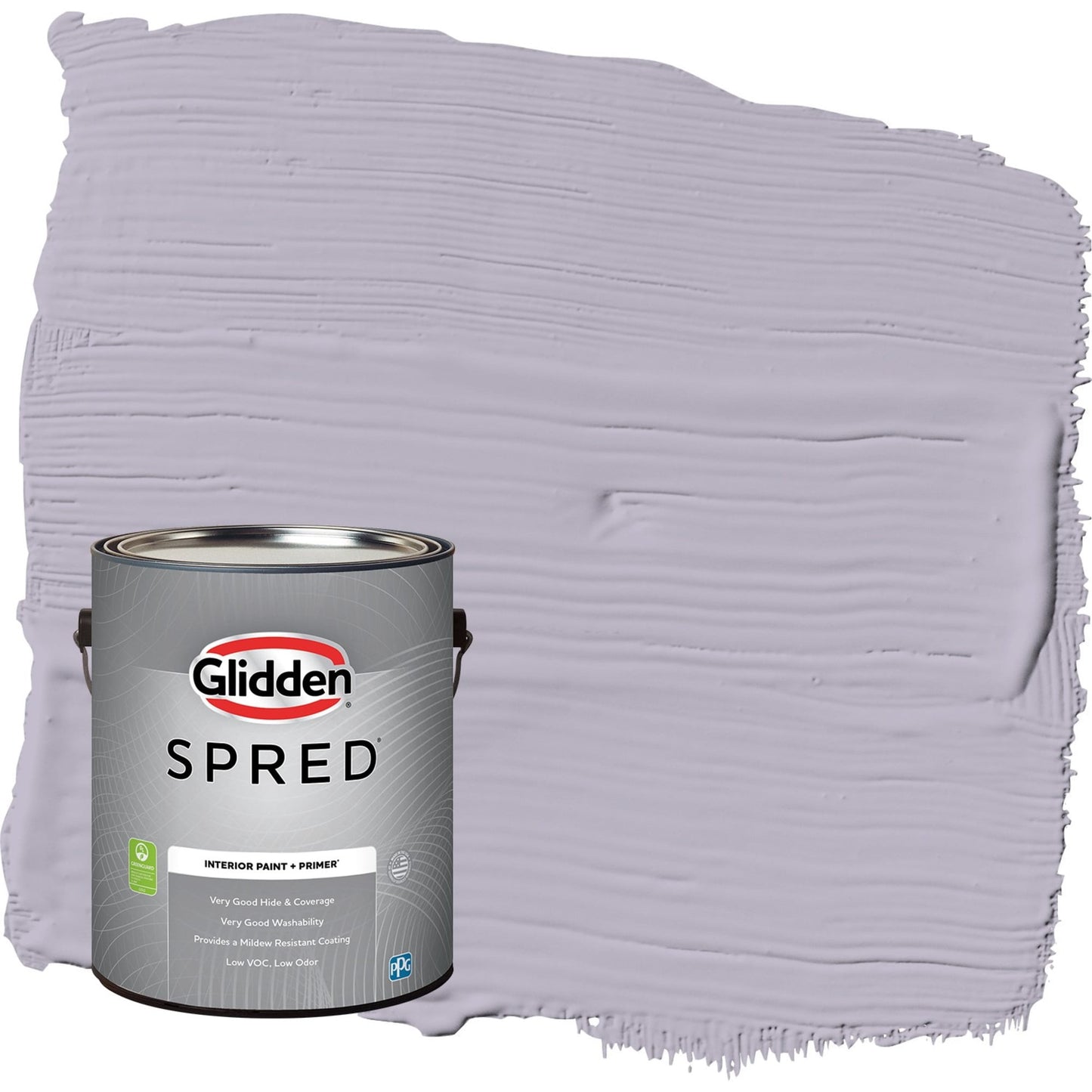 Glidden Spred Cloudberry / Purple, Flat Interior Paint with Primer, 1 Gallon