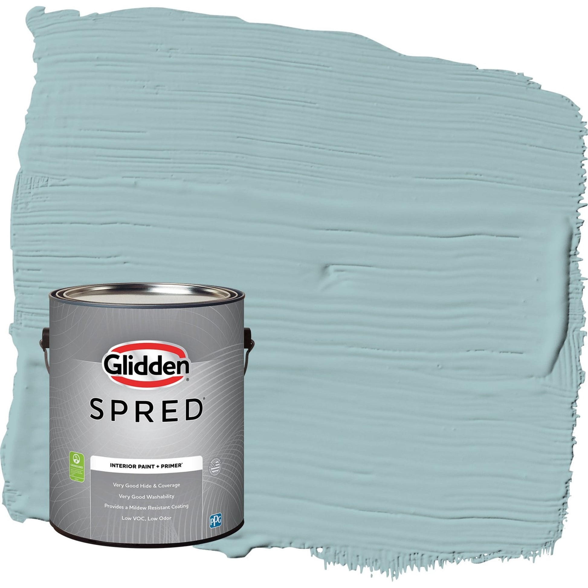 Glidden Spred Lazy River / Blue, Semi-Gloss Interior Paint with Primer, 1 Gallon