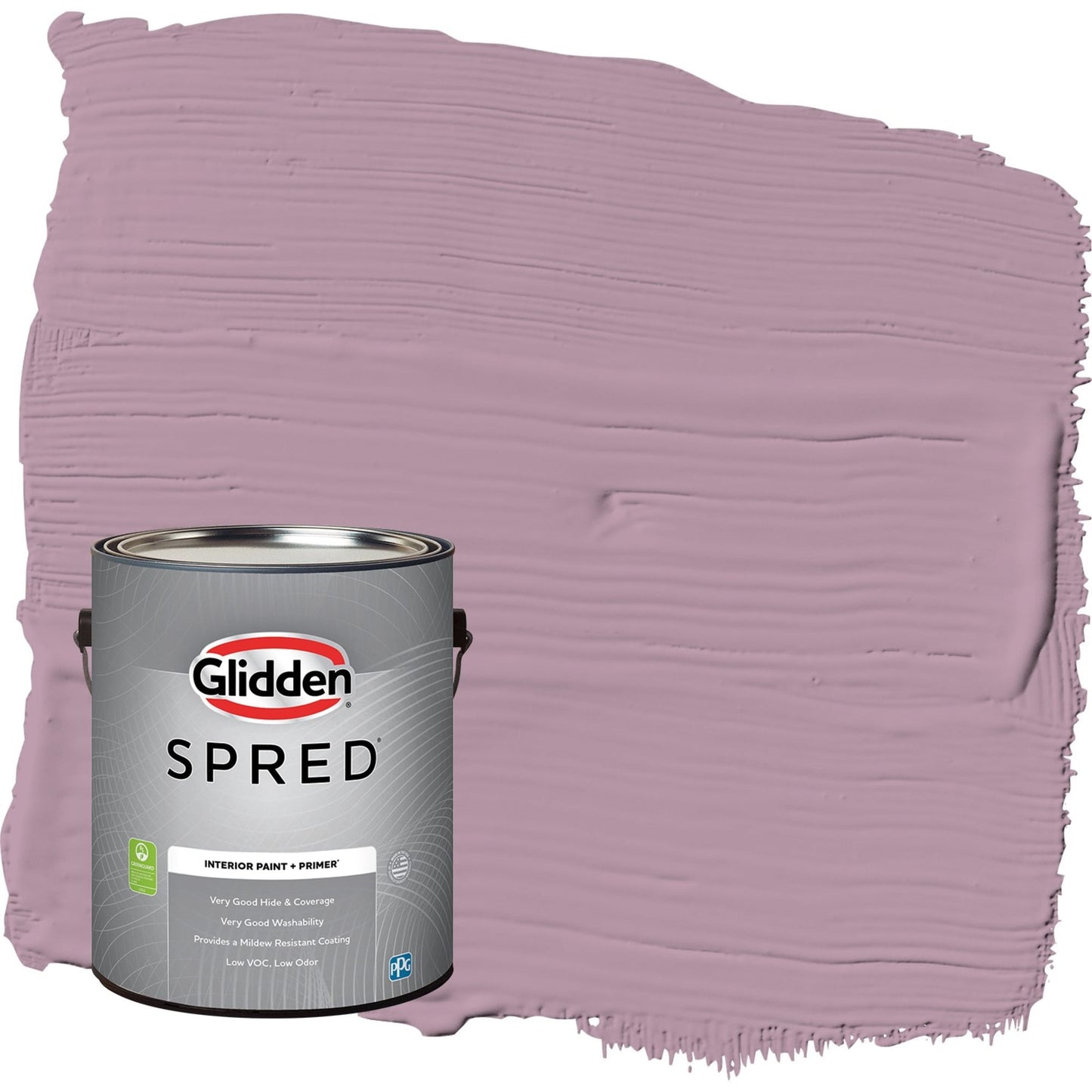 Glidden Spred Ashberry / Purple, Eggshell Interior Paint with Primer, 1 Gallon