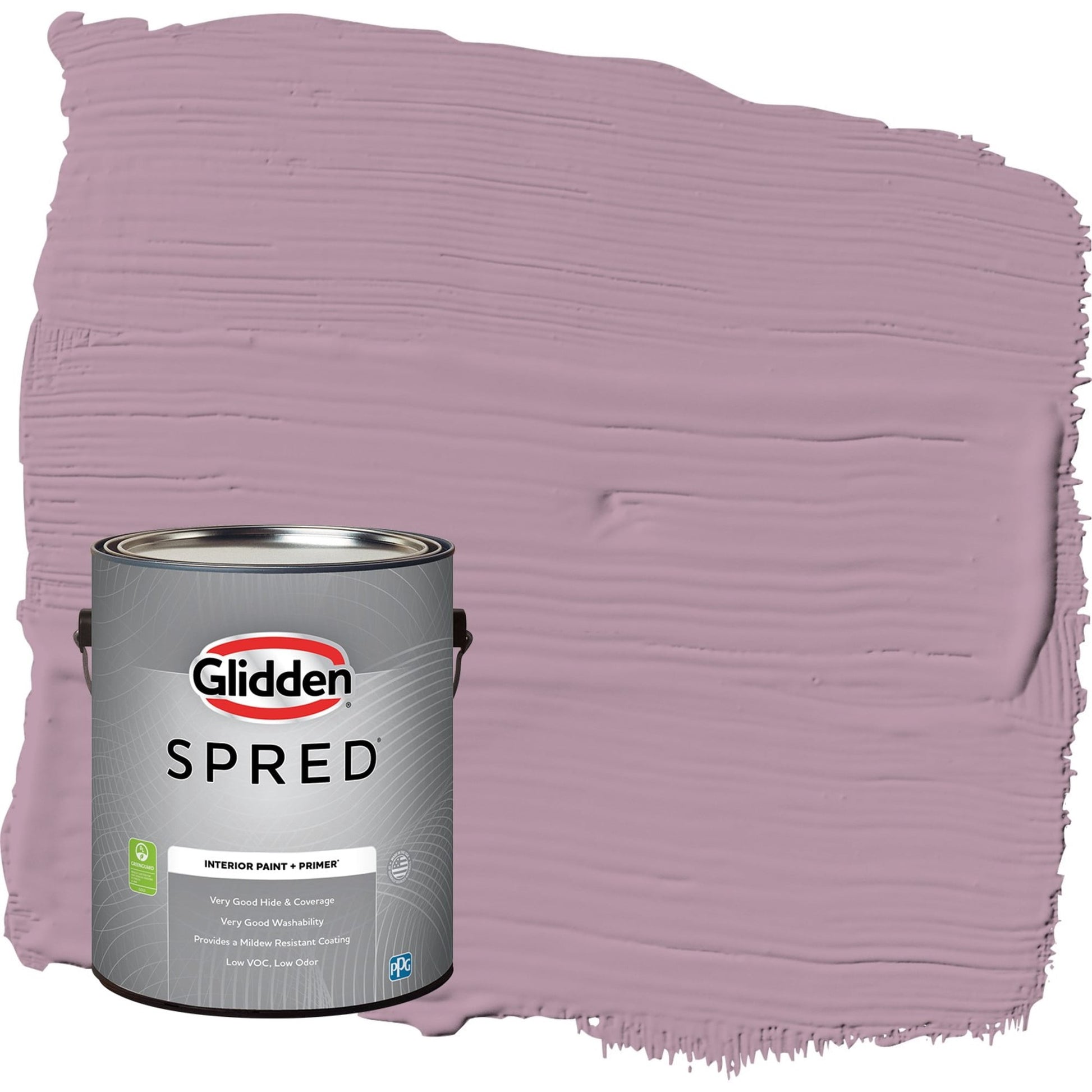 Glidden Spred Ashberry / Purple, Flat Interior Paint with Primer, 1 Gallon