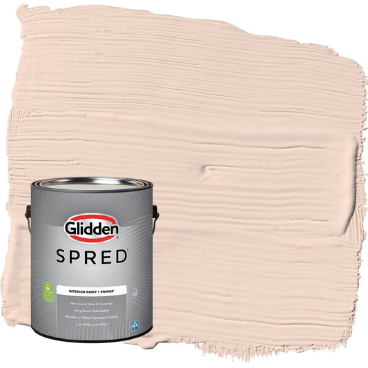 Glidden Spred Blush Beige / Orange, Semi-Gloss Interior Paint with Primer, 1 Gallon