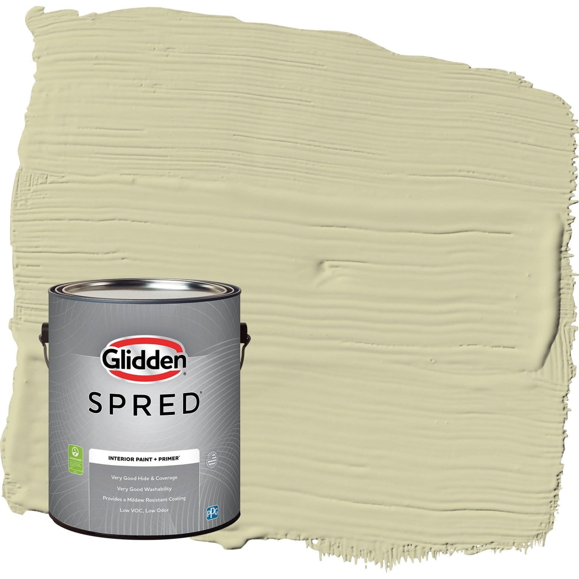 Glidden Spred Canary Grass / Green, Flat Interior Paint with Primer, 1 Gallon