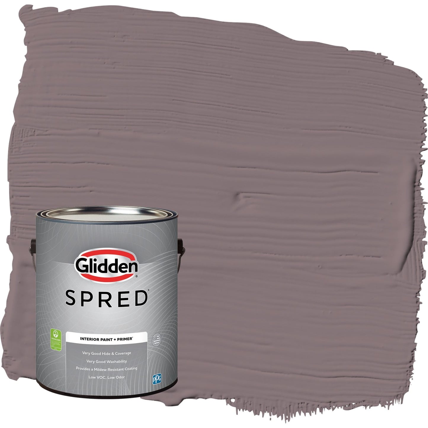 Glidden Spred Choo Choo / Purple, Eggshell Interior Paint with Primer, 1 Gallon