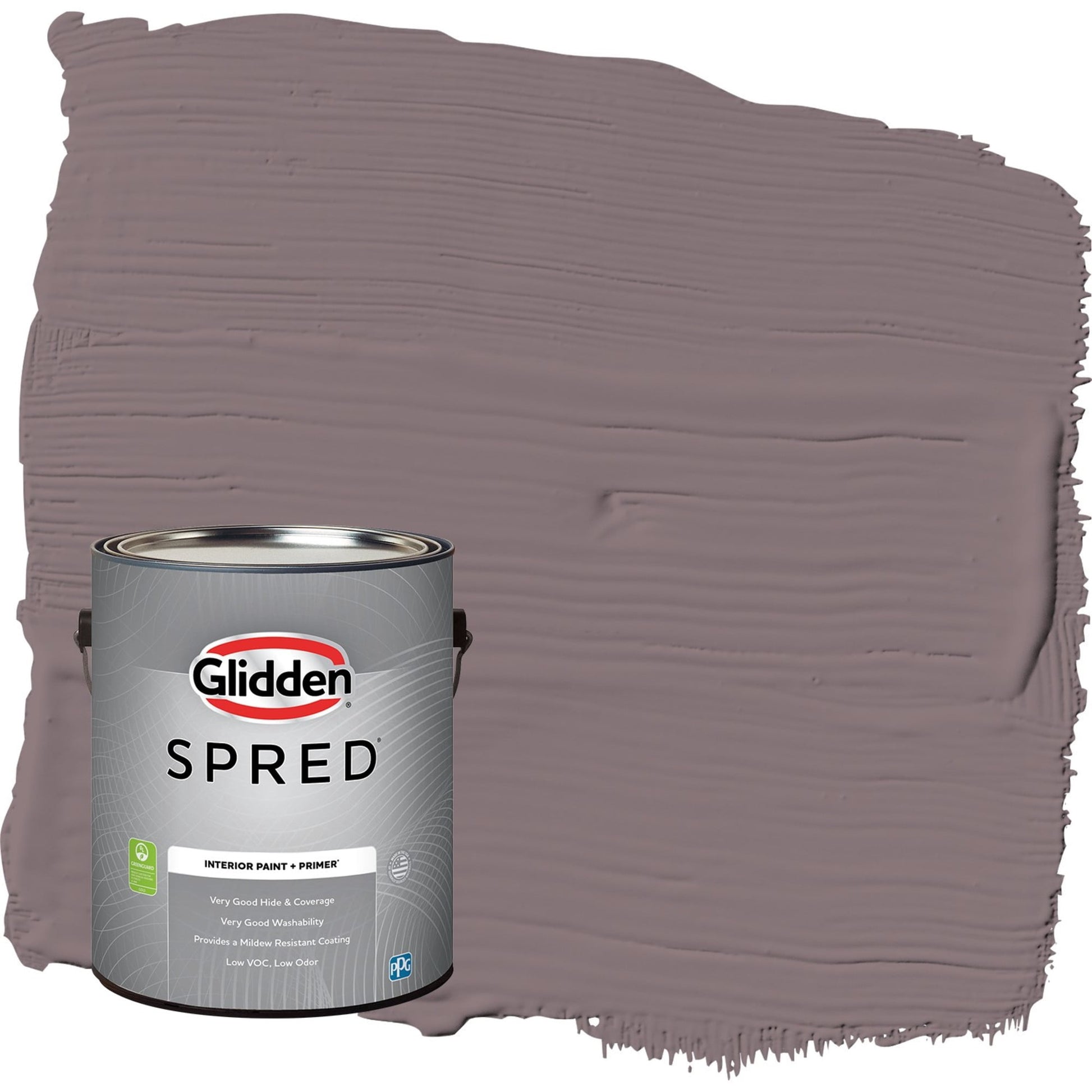 Glidden Spred Choo Choo / Purple, Eggshell Interior Paint with Primer, 1 Gallon