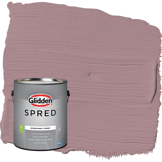 Glidden Spred Coffee Rose / Purple, Eggshell Interior Paint with Primer, 1 Gallon