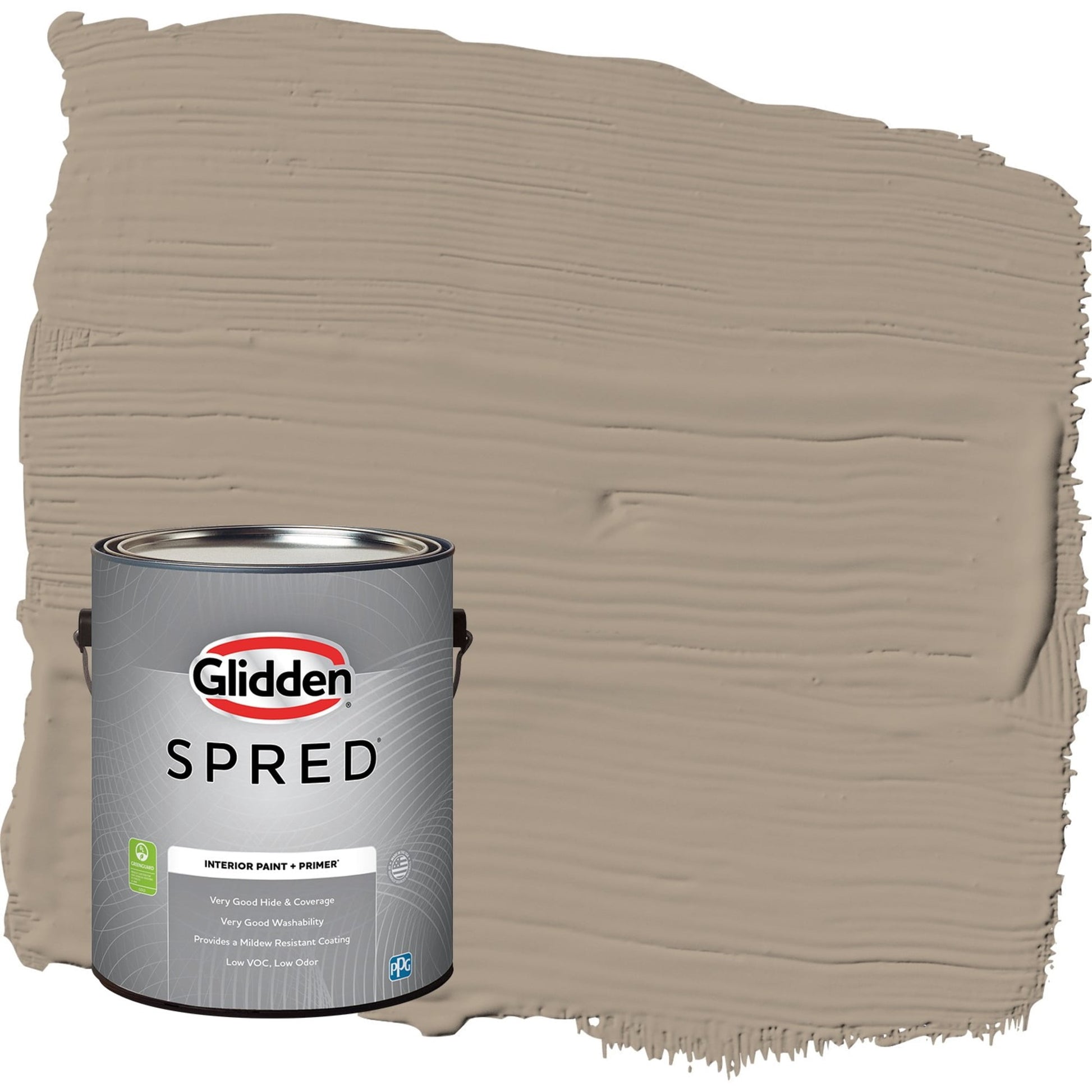 Glidden Spred Diversion / Gray, Flat Interior Paint with Primer, 1 Gallon