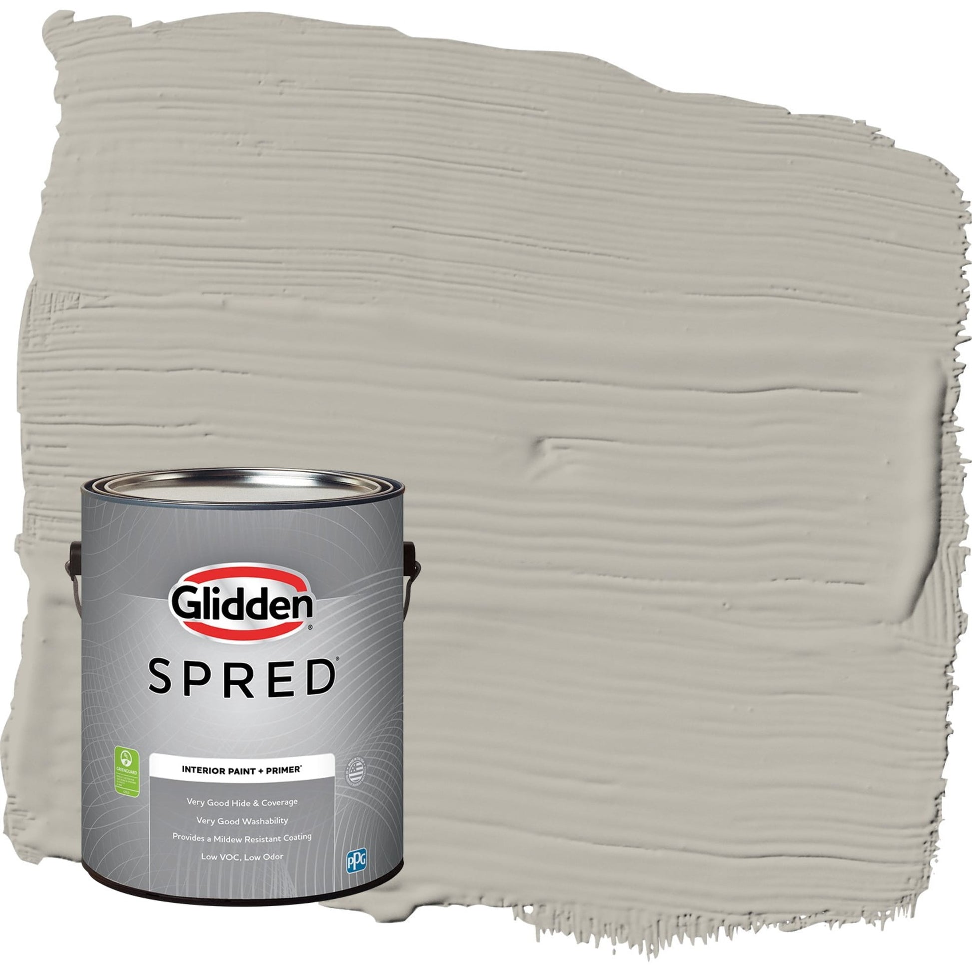Glidden Spred Ghost Writer / Beige, Semi-Gloss Interior Paint with Primer, 1 Gallon