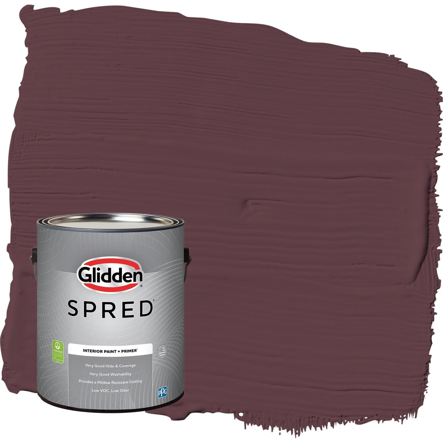 Glidden Spred Gooseberry / Purple, Semi-Gloss Interior Paint with Primer, 1 Gallon