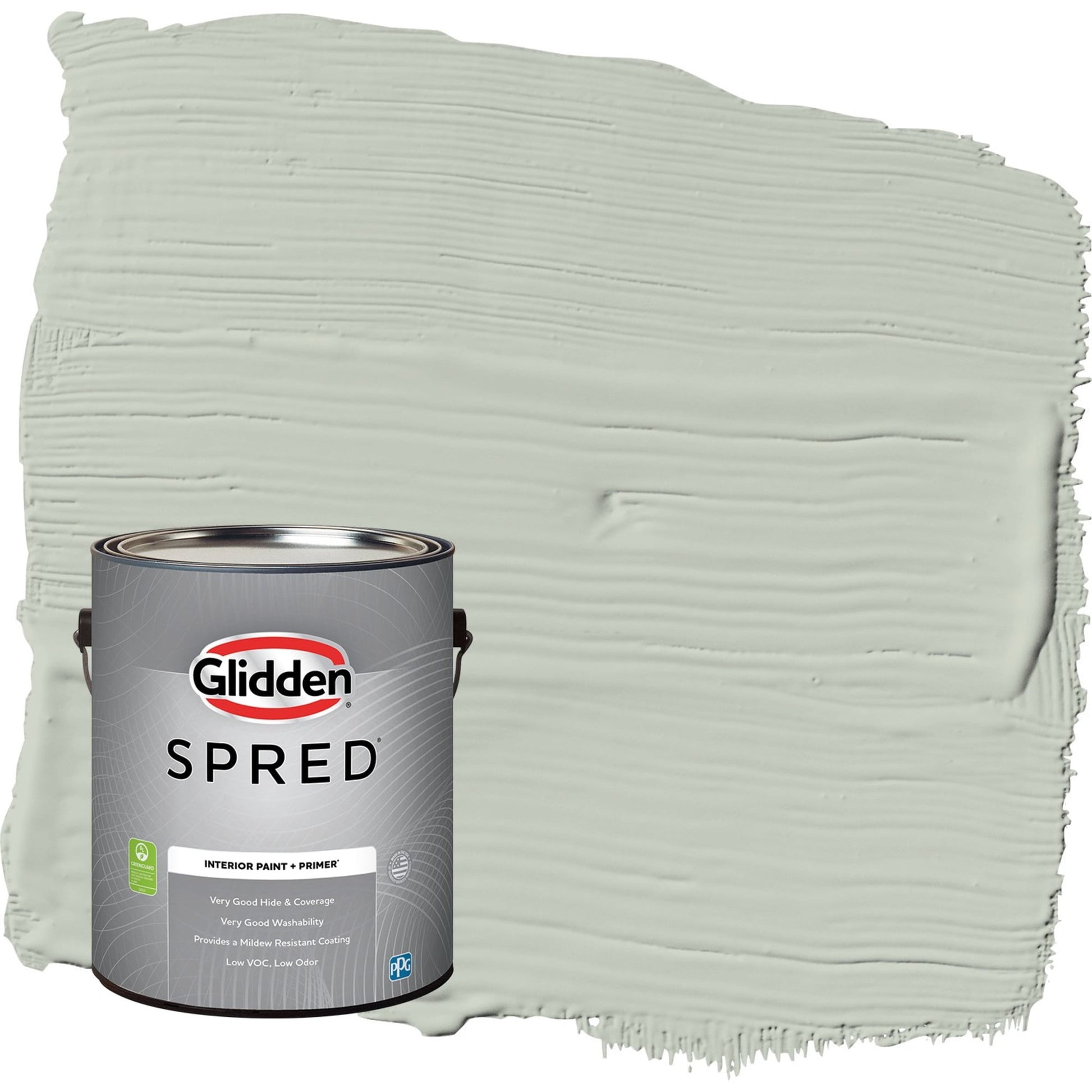 Glidden Spred Life Lesson / Green, Eggshell Interior Paint with Primer, 1 Gallon