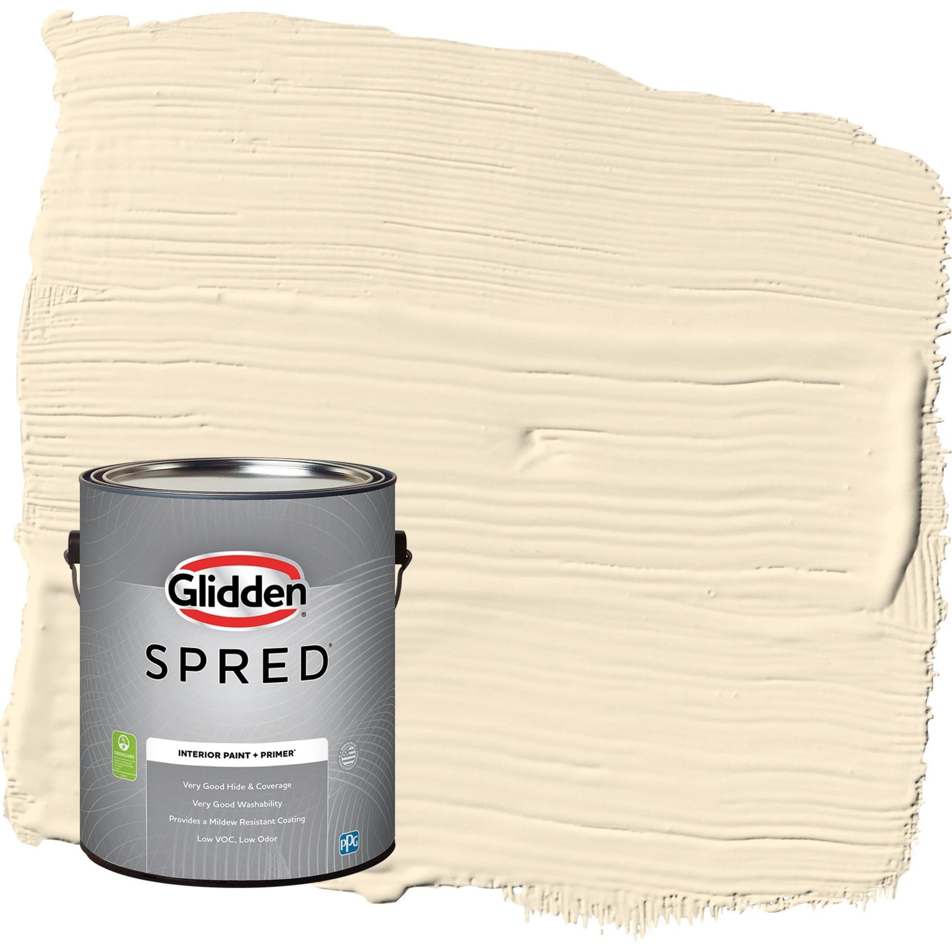 Glidden Spred Magnolia Blossom / Yellow, Eggshell Interior Paint with Primer, 1 Gallon