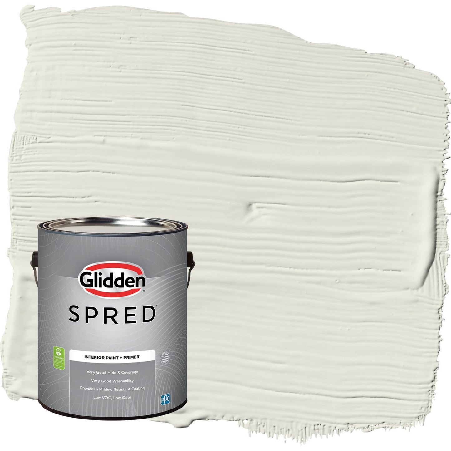 Glidden Spred Rain Cloud / Green, Semi-Gloss Interior Paint with Primer, 1 Gallon