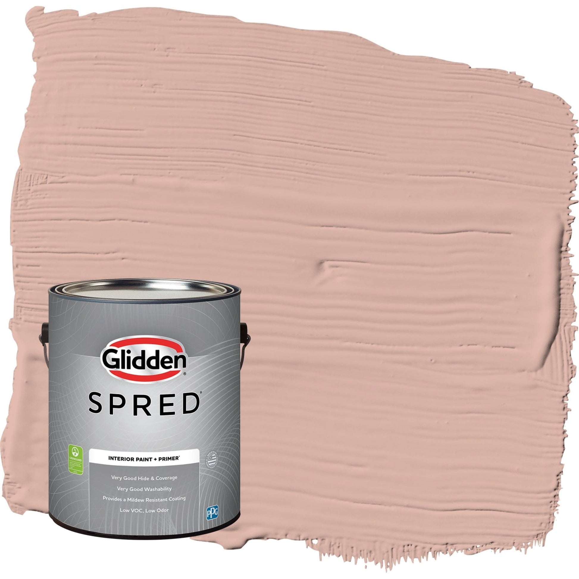 Glidden Spred Sandpaper / Orange, Flat Interior Paint with Primer, 1 Gallon