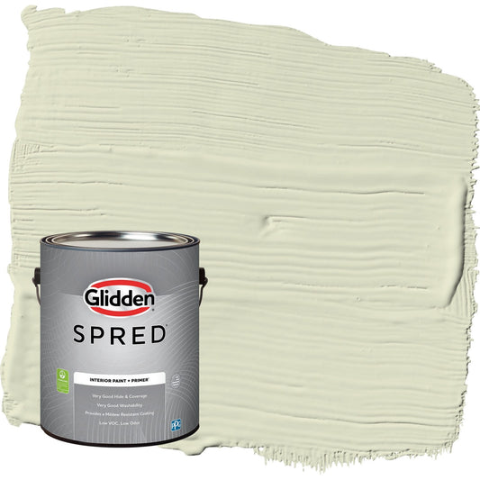 Glidden Spred Slow Dance / Green, Eggshell Interior Paint with Primer, 1 Gallon
