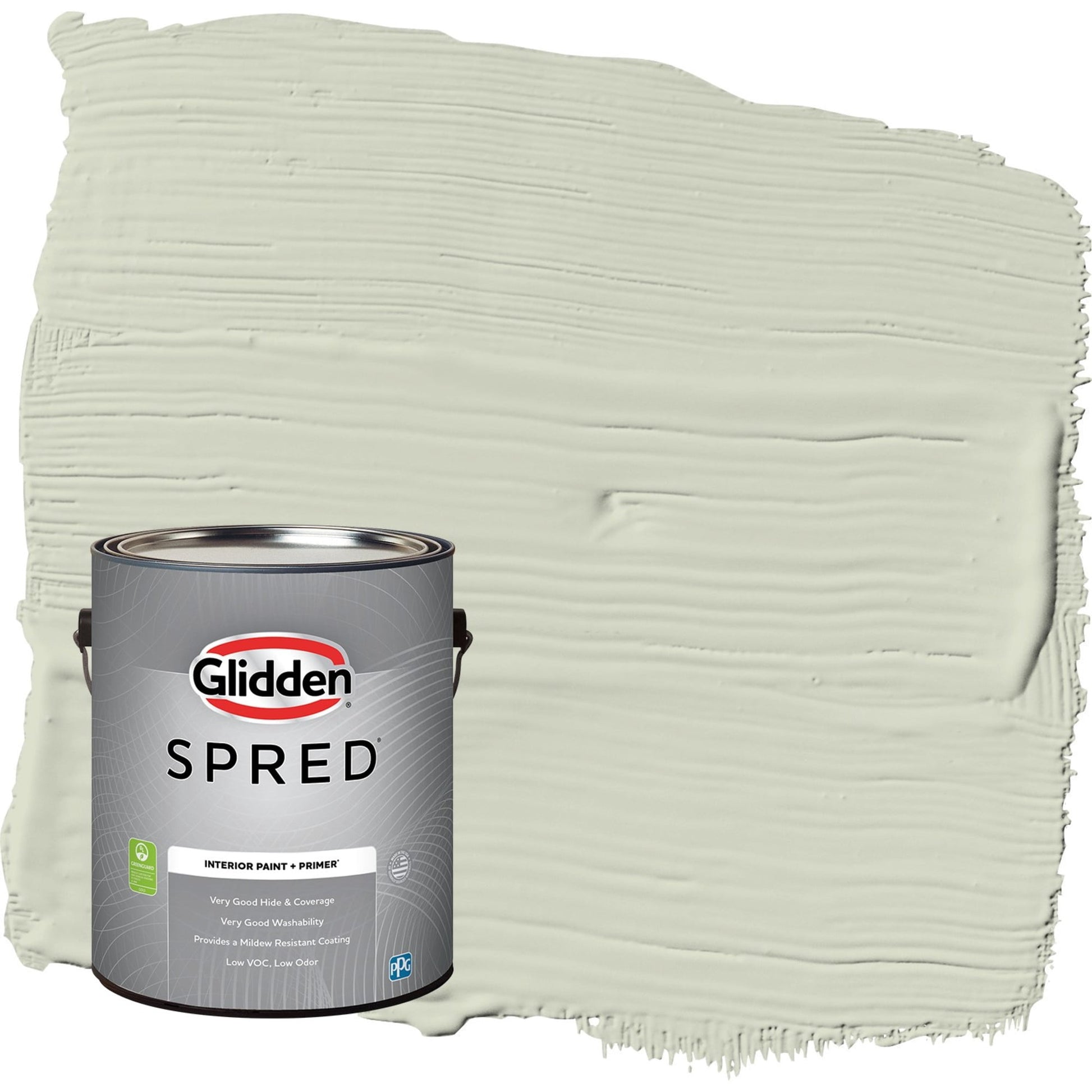 Glidden Spred White Sage / Green, Eggshell Interior Paint with Primer, 1 Gallon