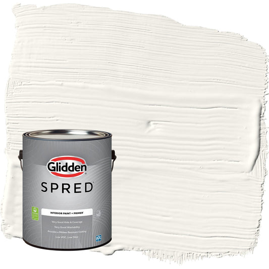 Glidden Spred Cotton Tail / Gray, Eggshell Interior Paint with Primer, 1 Gallon