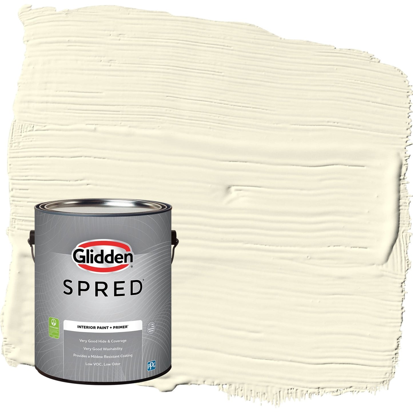 Glidden Spred Flor de Loto / Amarillo, Pintura Interior Mate con Primer, 1 GalÃ³n