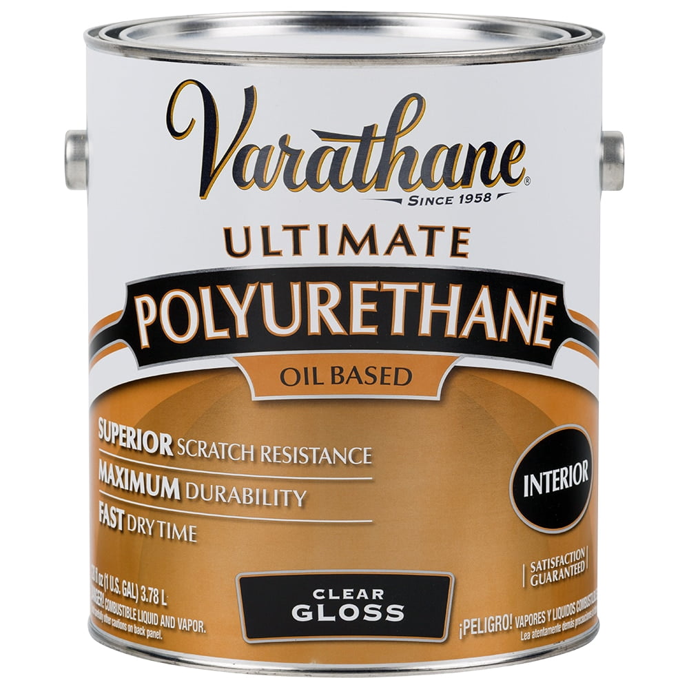 Transparente, Varathane Ultimate Poliuretano Interior a Base de Aceite, Brillo-9031, GalÃ³n