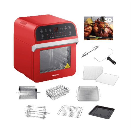 GoWISE USA 12.7 Quart Deluxe Air Fryer Oven with 10 Accessories