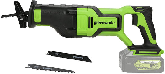 Greenworks 24V Brushless Reciprocating Saw, Battery Not Included 3601302AZ