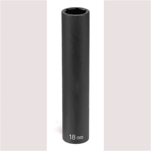 Grey Pneumatic 1/2" Drive x 18mm Extra-Deep Socket