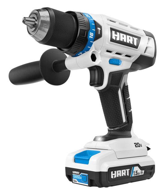 HART 20-Volt 1/2-inch Cordless Hammer Drill Kit, Gen2