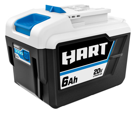 HART 20 Volts 6.0Ah Lithium-Ion Battery (Charger Not Included)