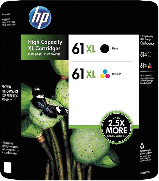 HP 62XL High Yield Ink Cartridge Combo Pack Assorted