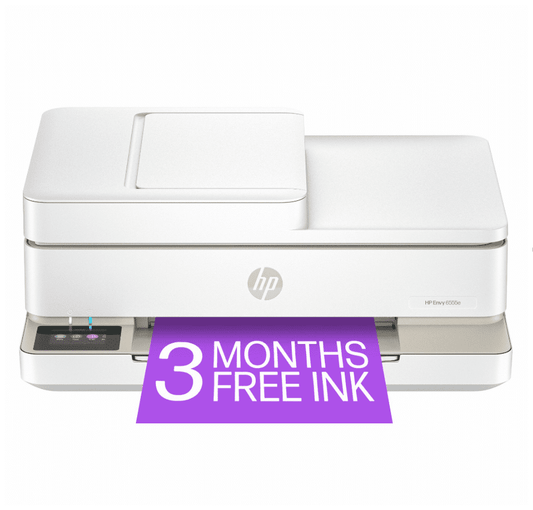 HP Envy 6555e All-in-One Printer with 3 Months of Instant Ink for free with HP+