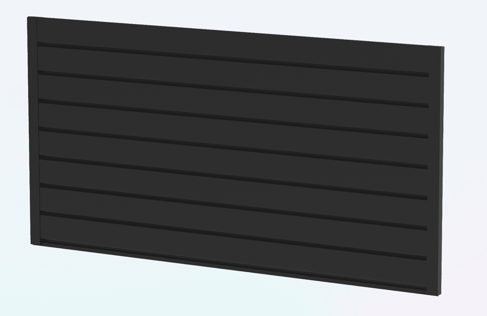 Hyper Tough Slatwall Panel Set, 48" x 12", 2-Pack, 2 ft x 4 ft Garage Wall Storage Panels for Tools, Hooks & Accessories