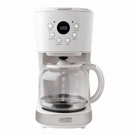 Haden 75032 Heritage Innovative 12 Cup Capacity Programmale Vintage Retro Home Countertop Coffee r Machine with Gss Carafe