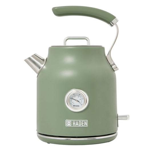Haden Dorset 1.7 Liter Electric Water Kettle w/360-Degree Base, Cedar Green