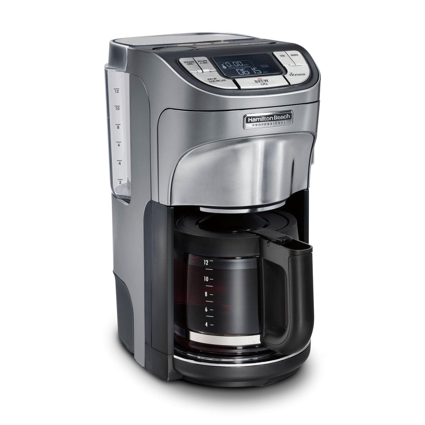 Hamilton Beach Professional Programmable Coffee Maker, 12 Cups, 60 fl. oz. Reservoir Capacity, 49500