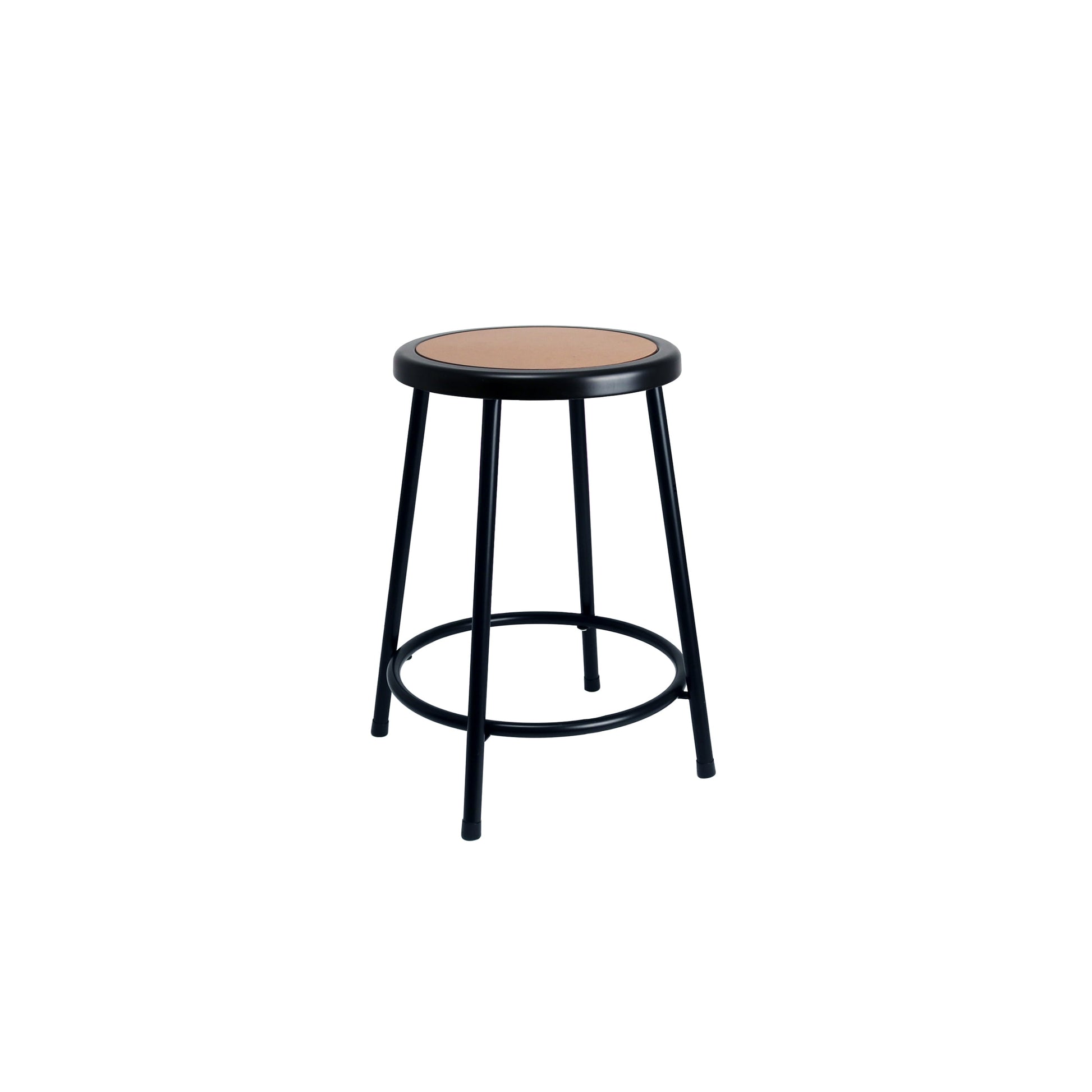 Hampden Furnishings Felix Collection 24-inch Steel Black Stool, AssemblyReady