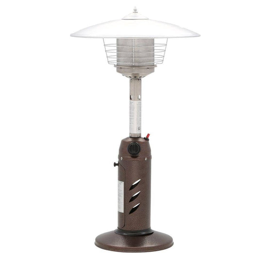 Hampton Bay 11,000 BTU Powder Coated Bronze Tabletop Patio Heater