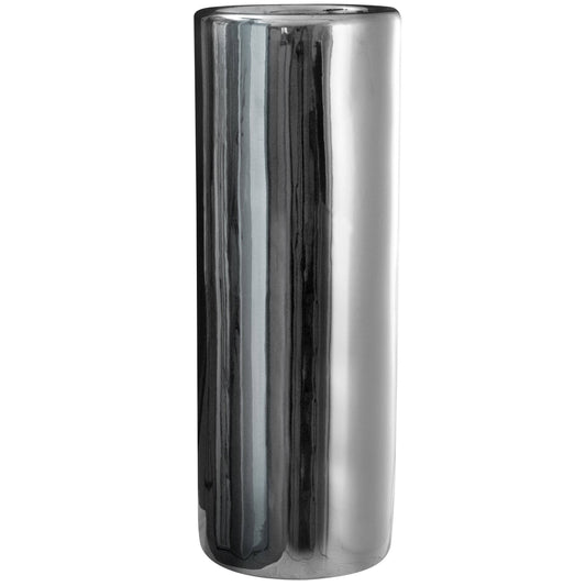 Red Lantern 24" Pure Silver Porcelain Umbrella Stand