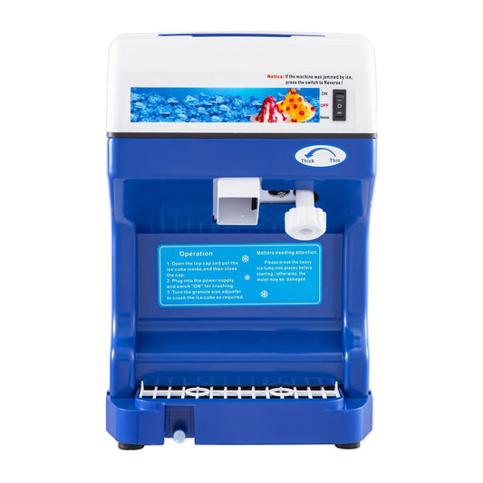 Happybuy 110V Electric Shaved Ice Machine - 250W, 265LBs/hr, Adjustable Texture