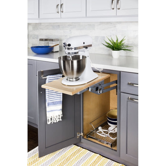 Hardware Resources Ml-1 45 Pound Capacity Mixer Lift Stand - Chrome