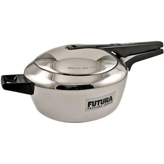 Hawkins  Futura Stainless Steel Pressure Cooker - 5.5 Litres