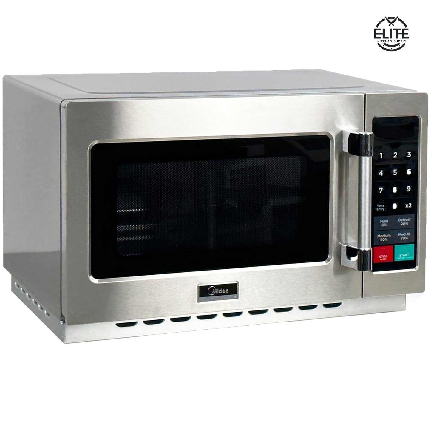 Heavy Duty  1.2 Cu. ft. 1000W Commercial Microwave Oven, Stainless Steel, NSF Certified