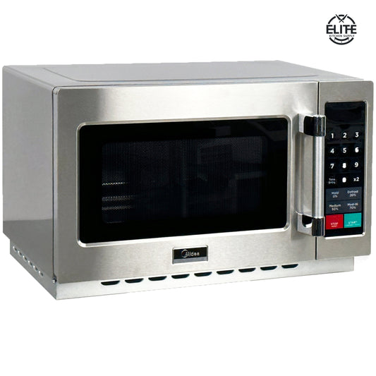 Heavy Duty  1.2 Cu. ft. 1000W Commercial Microwave Oven, Stainless Steel, NSF Certified