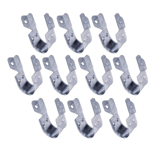 Highcraft 2 in. CPVC Side Mount Pipe Strap in Galvanized Steel (10-Pack)