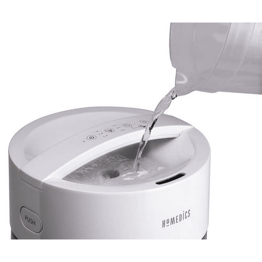 (Open Box) HoMedics UHE-CMTF45 Total Comfort UV-C Ultrasonic Room Humidifier, .97 Gallon