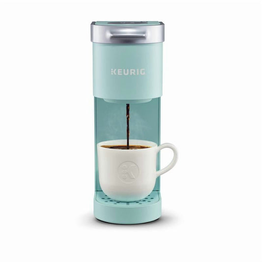 Home Office Travel BPA-Free Plastic Neutral Color Single Serve Coffee Maker - Compact, Portable, 6-12 oz Brew, Environmentally Minded
