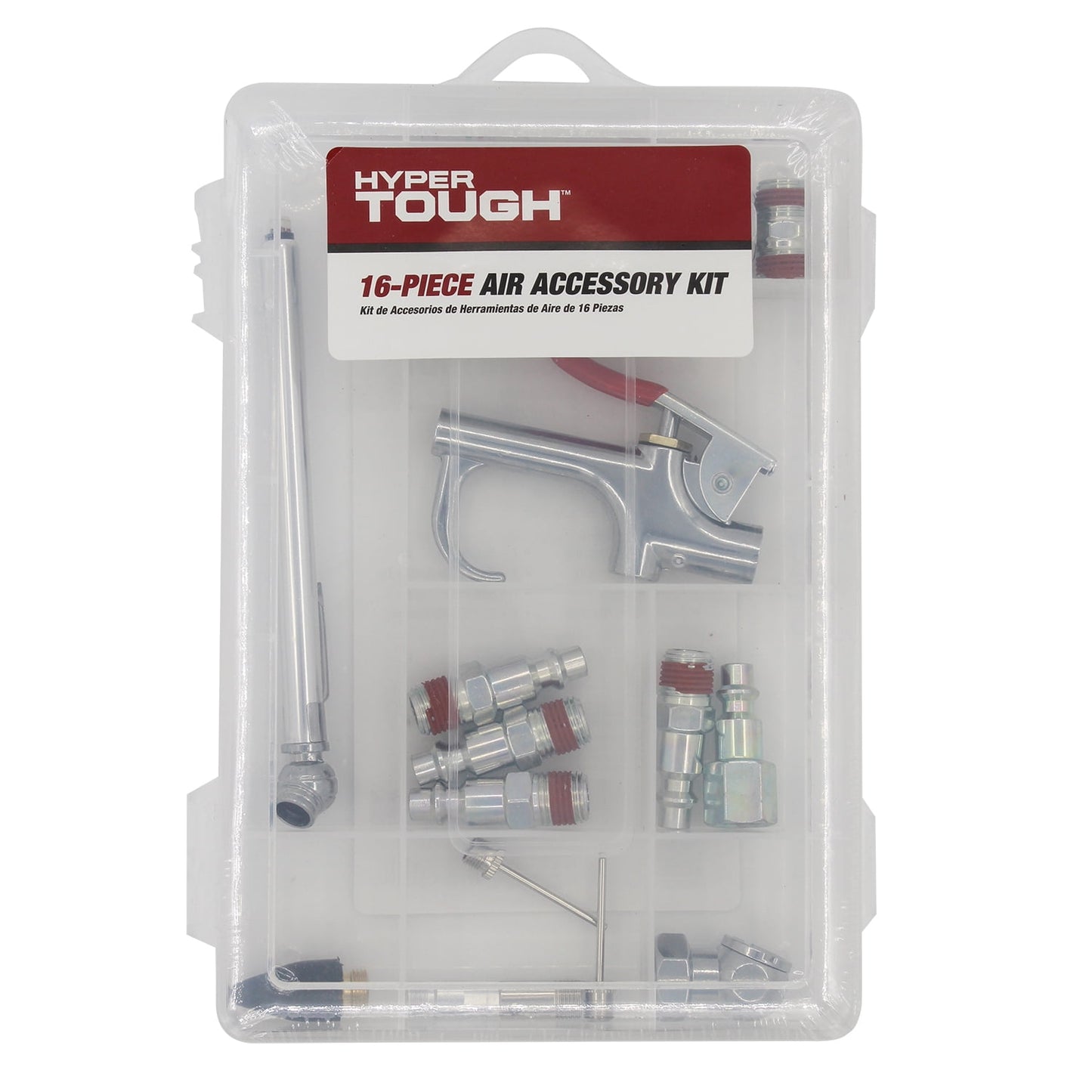 Hyper Tough Complete With Storage Box Air Accessory Kit 16 Piece