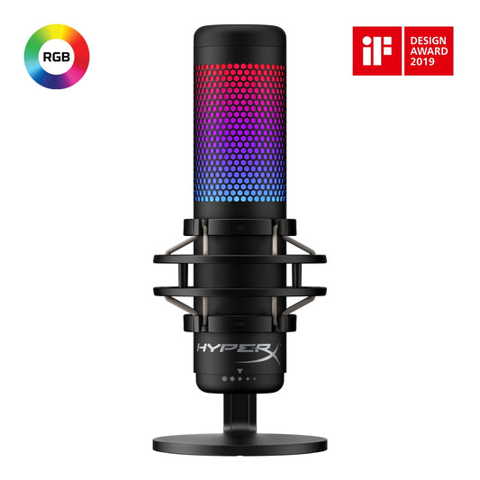 HyperX QuadCast S RGB USB Condenser Gaming Streaming Microphone