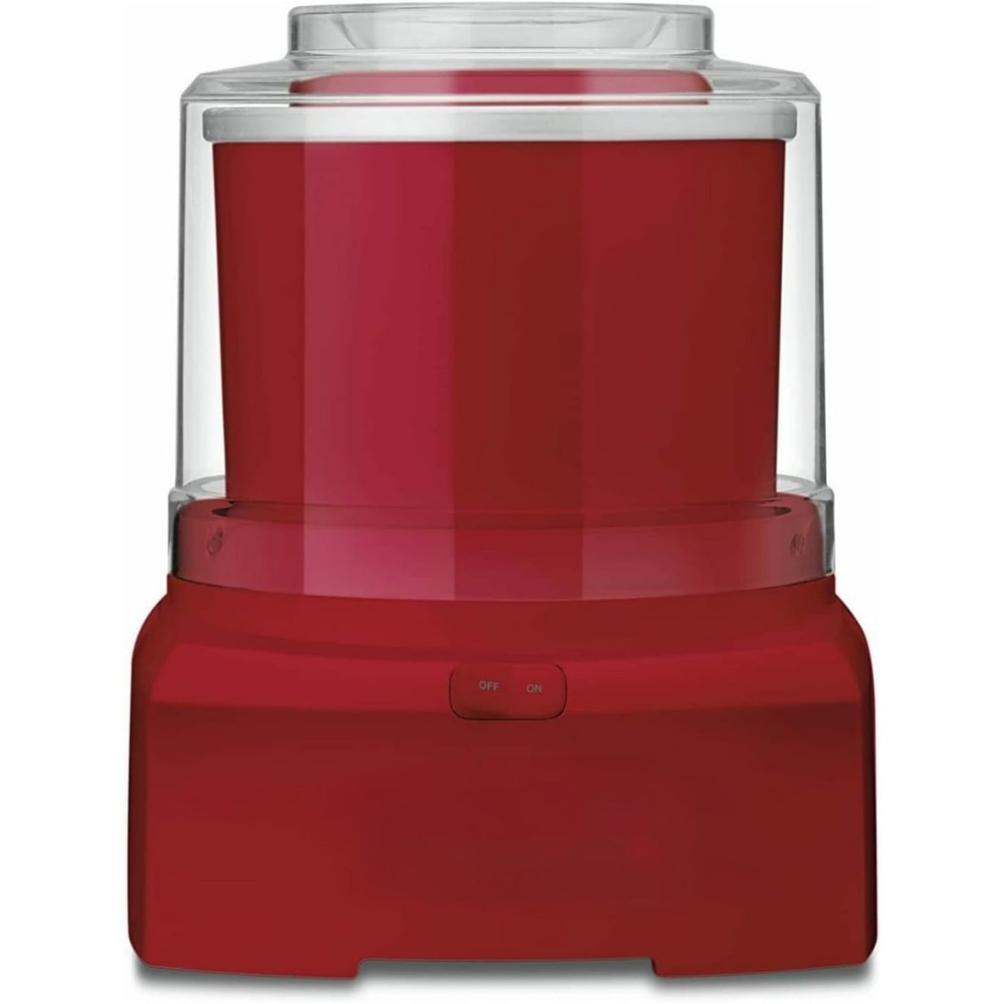 ICE-21RP1 1.5-Quart Frozen Yogurt, Ice Cream and Sorbet Maker, Double Insulated Freezer Bowl elminates the need for Ice and Makes Frozen Treats in 20 Minutes or Less, Red