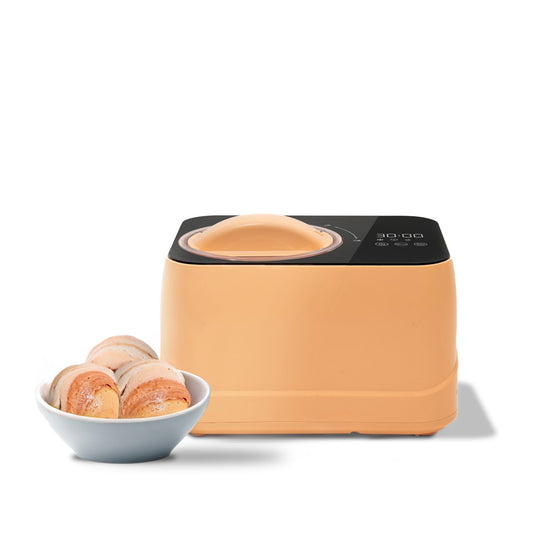 Whynter 0.8 Quart Compact Automatic Ice Cream Maker with Stainless Steel Bowl, Honey Peach ICM-080-HP