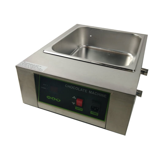 INTBUYING 110V 10L Commercial Electric Chocolate Warmer Boiler Tempering Machine