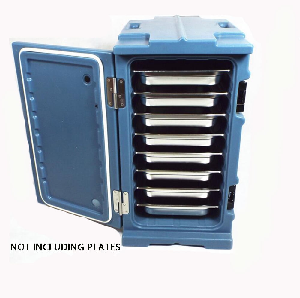 INTBUYING Food Insulation Cabinet Food Carrier Expandable Hot Cold Pan Warmer 90L without Tray