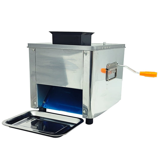 INTSUPERMAI Electric Meat Strip Cutting Machine Meat Slicer Cutter 5mm Blade